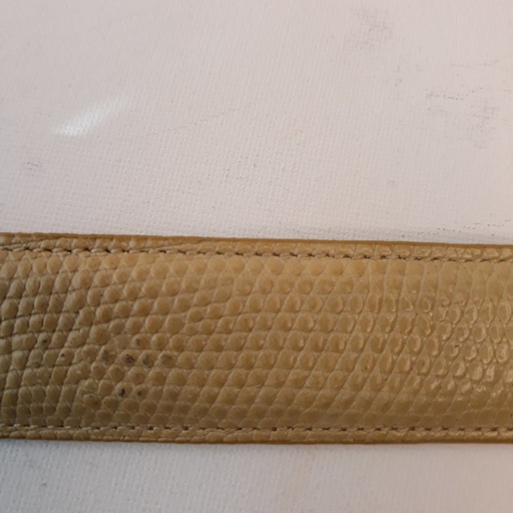 Joan & David Calfskin Leather Belt Sz S - Picture 7 of 10
